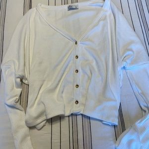 Holister Oversized Cropped Cardigan